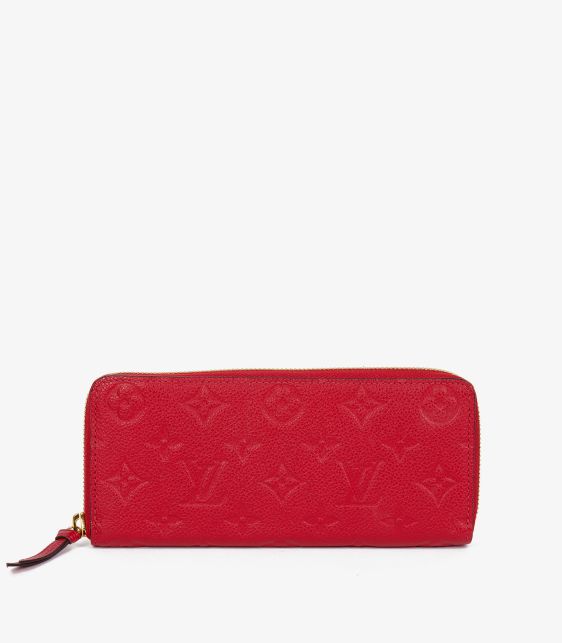 Scarlet Monogram Empreinte Leather Clémence Wallet