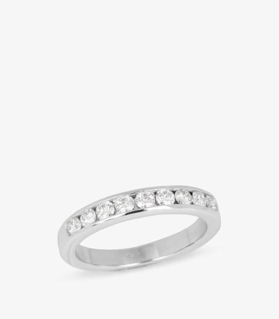 Brilliant Cut Diamond Tiffany Setting Wedding Band