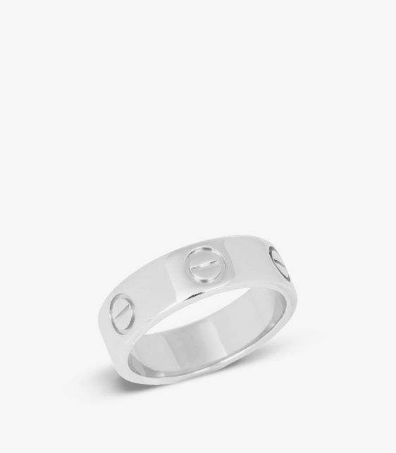 Platinum Love Band Ring