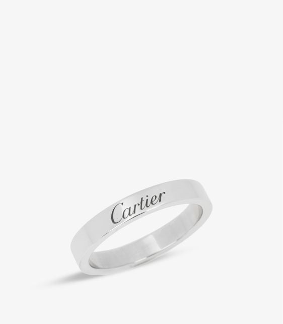 Platinum C de Cartier Wedding Band Ring