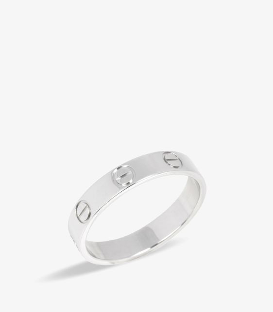 Platinum Love Wedding Band Ring