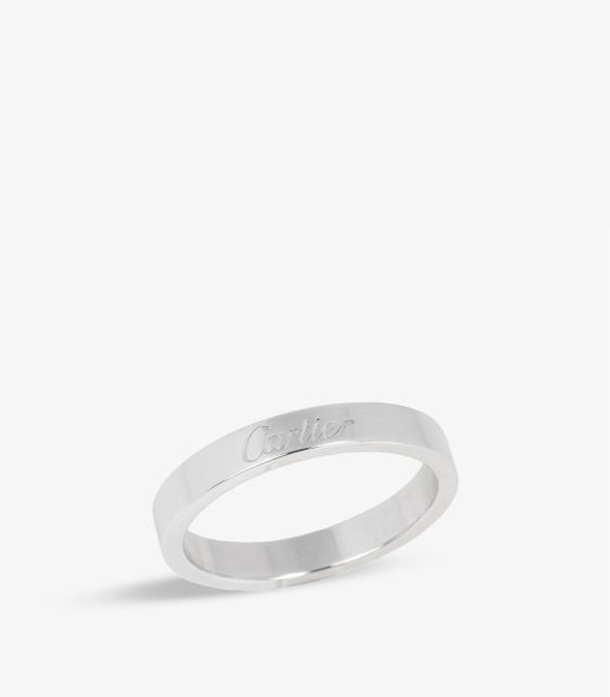 Platinum C de Cartier Wedding Band Ring
