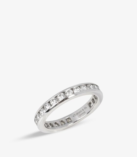 Brilliant Cut Diamond Platinum Full Eternity Ring