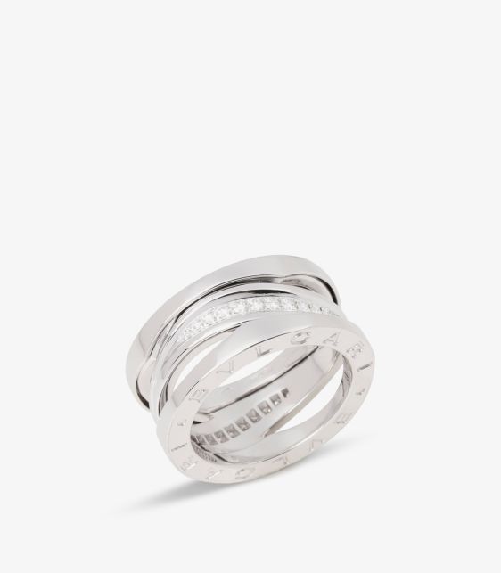 Diamond 18ct White Gold B.zero1 Legend Ring
