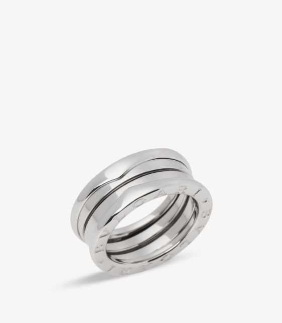 18ct White Gold Three Row B.zero1 Ring
