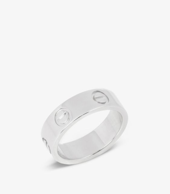 Platinum Love Band Ring