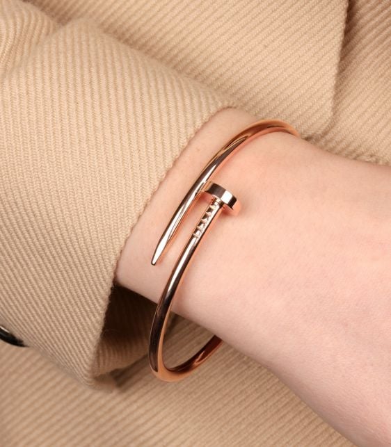 18ct Rose Gold Juste un Clou Bangle