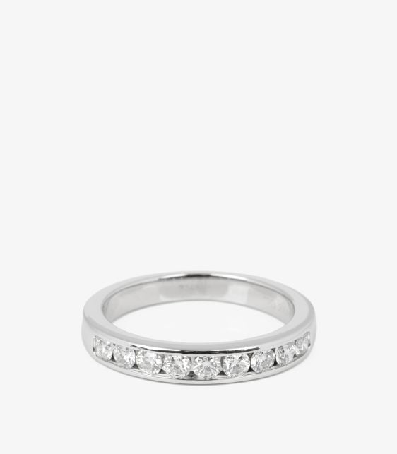 Brilliant Cut Diamond Tiffany Setting Wedding Band